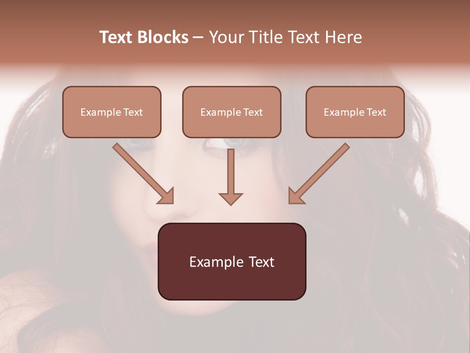 Allure Female Face PowerPoint Template