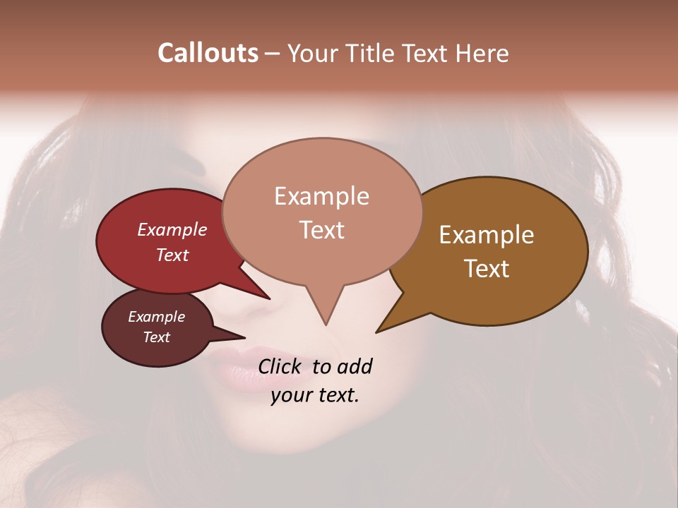 Allure Female Face PowerPoint Template