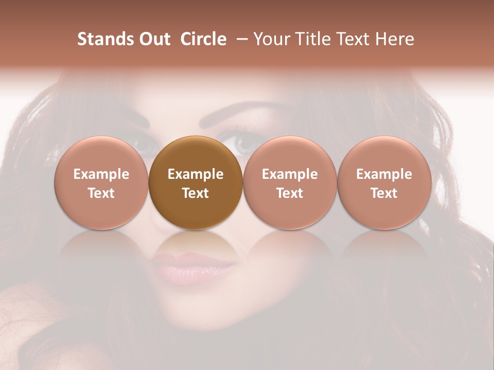 Allure Female Face PowerPoint Template
