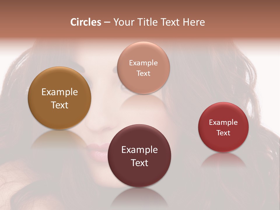 Allure Female Face PowerPoint Template