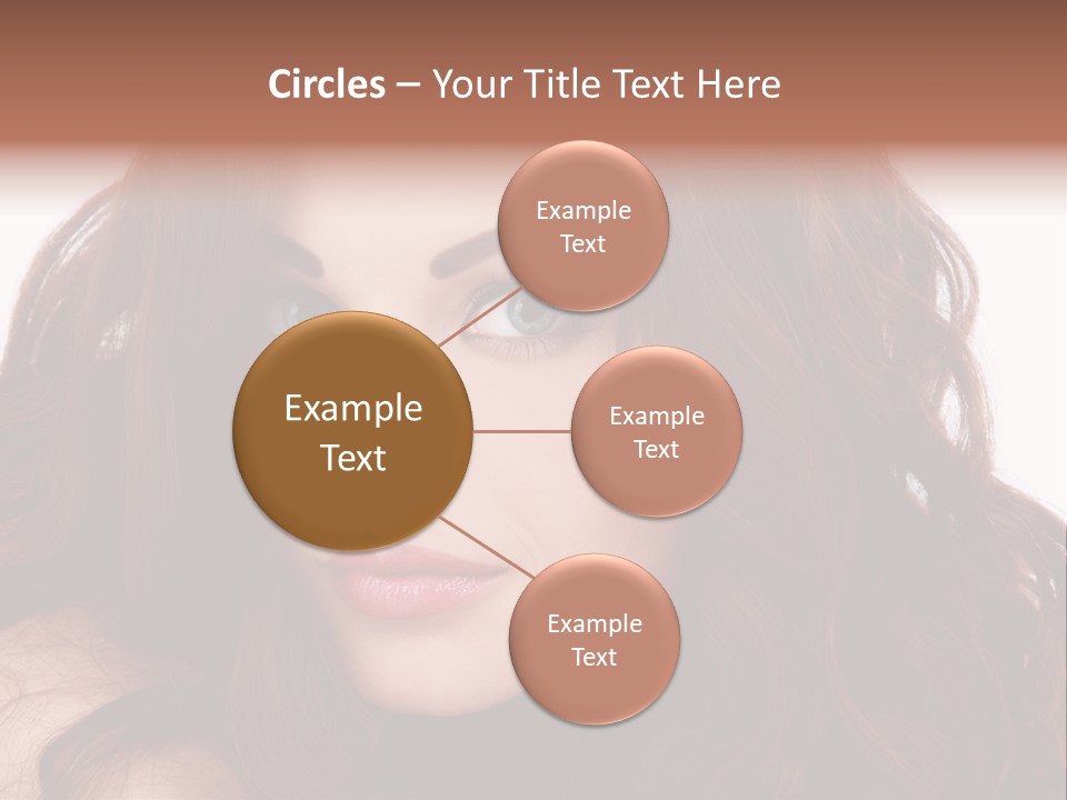 Allure Female Face PowerPoint Template