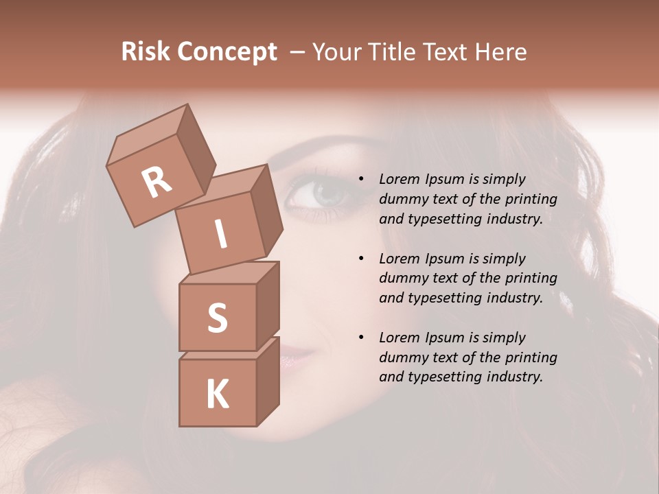 Allure Female Face PowerPoint Template