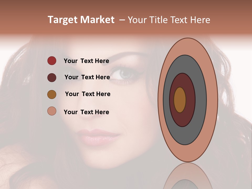 Allure Female Face PowerPoint Template