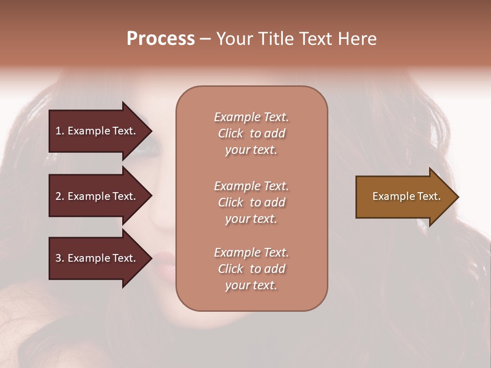 Allure Female Face PowerPoint Template