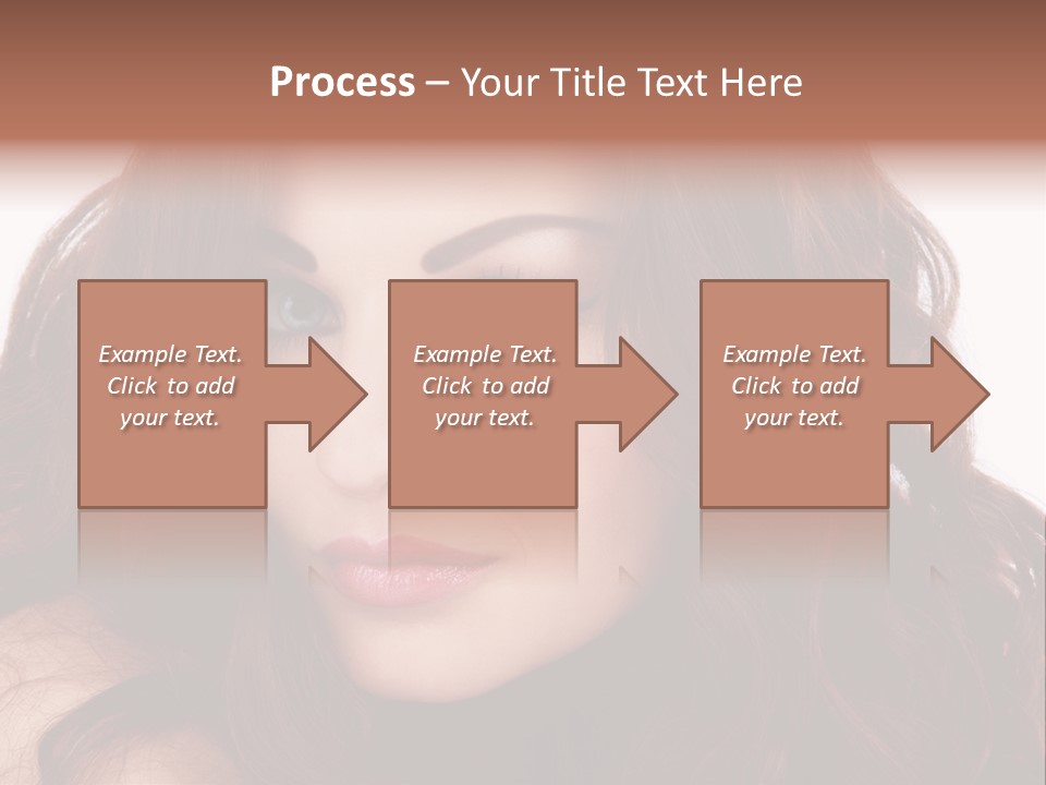 Allure Female Face PowerPoint Template