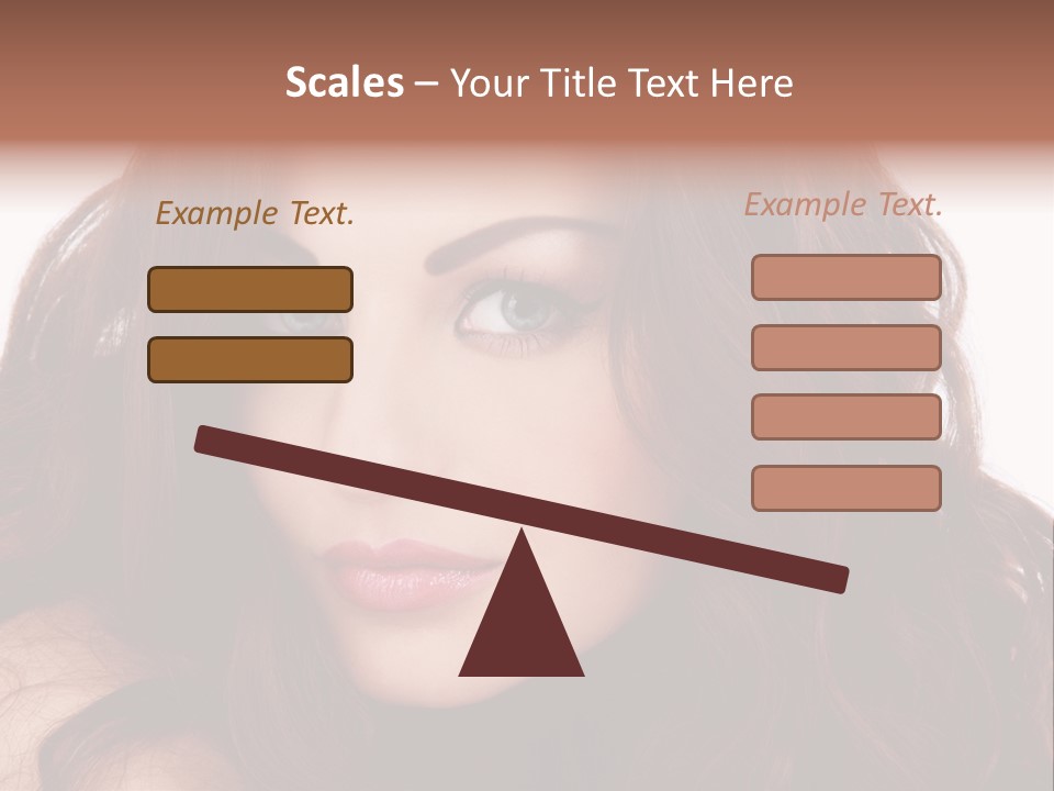 Allure Female Face PowerPoint Template