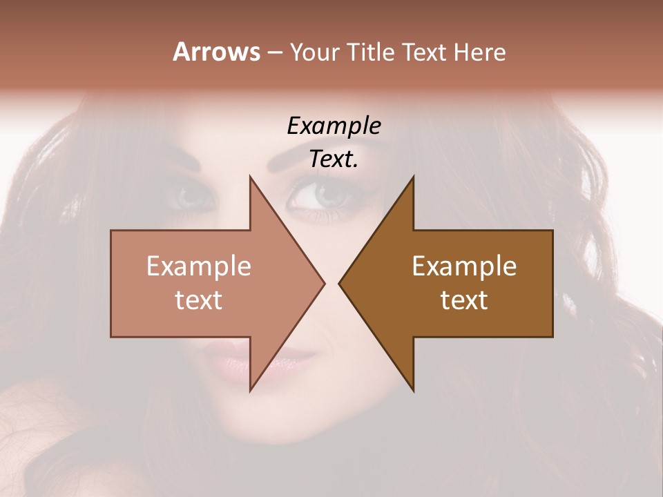 Allure Female Face PowerPoint Template