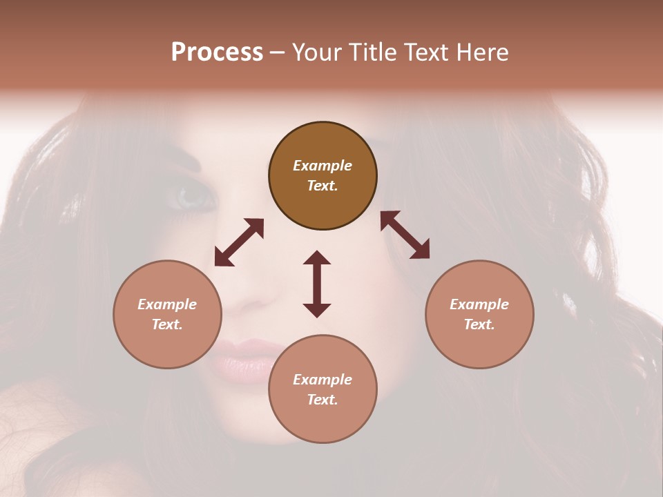 Allure Female Face PowerPoint Template