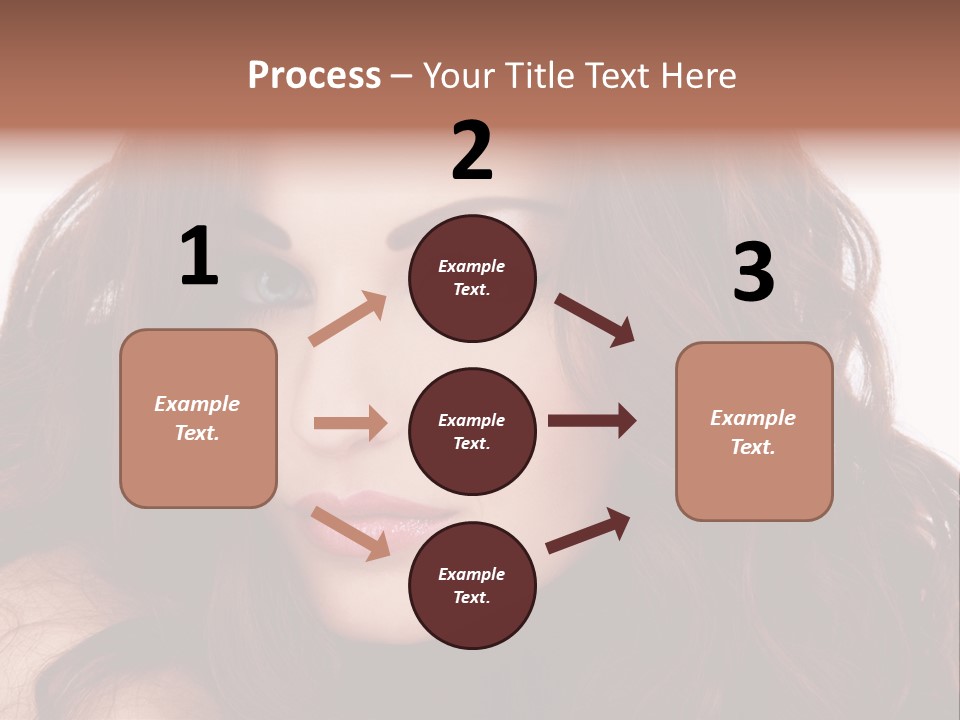 Allure Female Face PowerPoint Template
