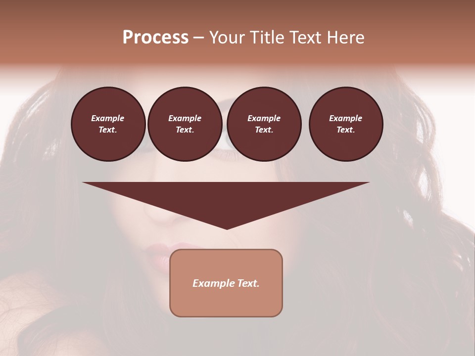 Allure Female Face PowerPoint Template