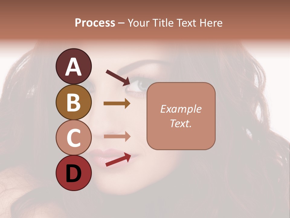 Allure Female Face PowerPoint Template