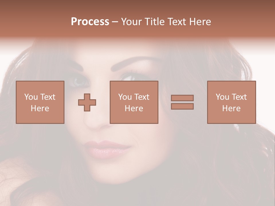 Allure Female Face PowerPoint Template