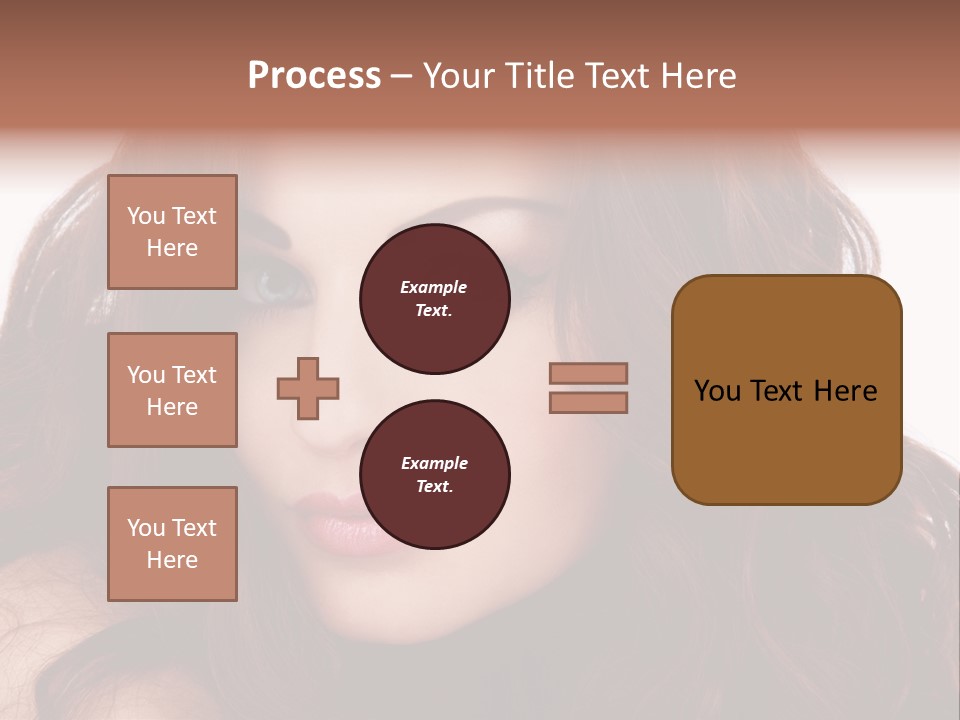 Allure Female Face PowerPoint Template