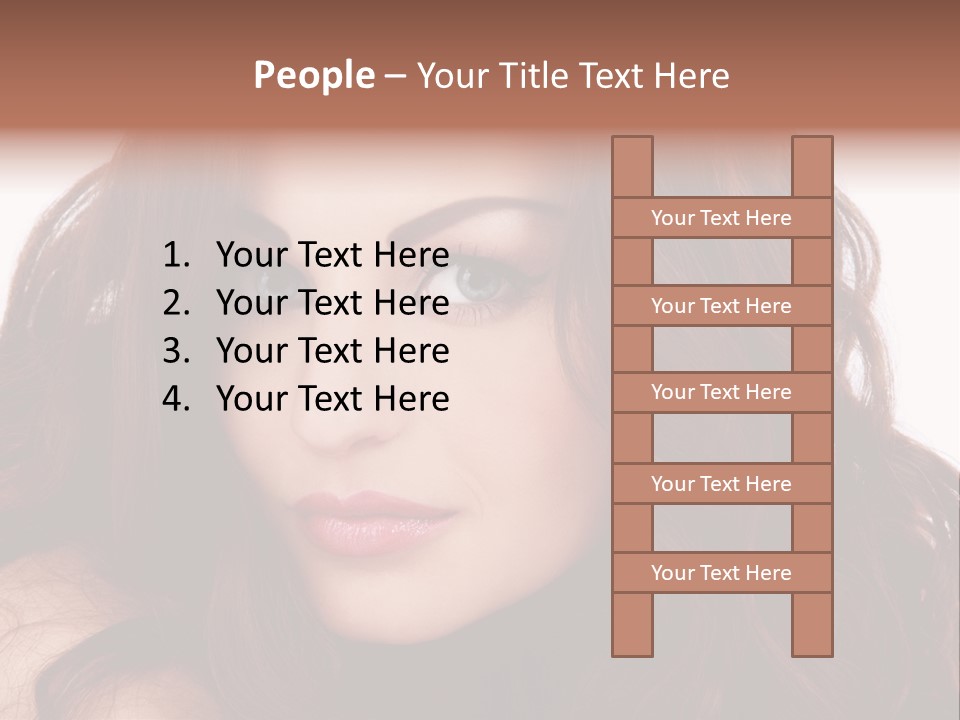 Allure Female Face PowerPoint Template