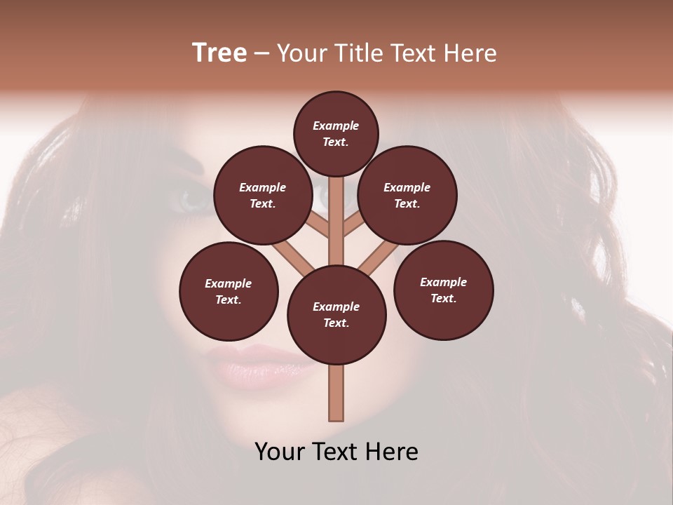 Allure Female Face PowerPoint Template