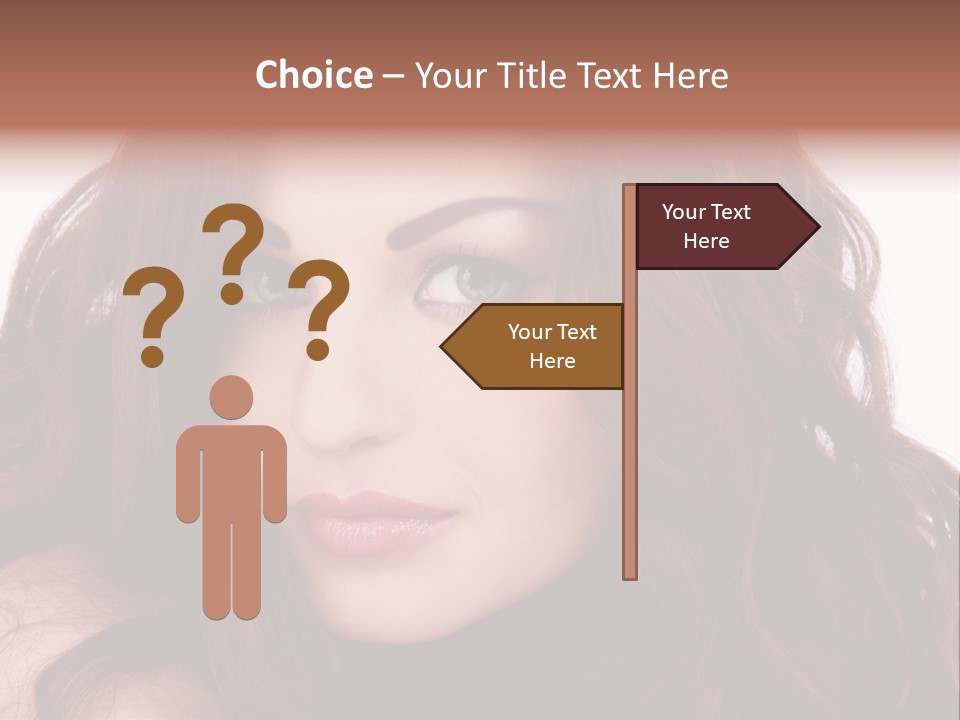 Allure Female Face PowerPoint Template
