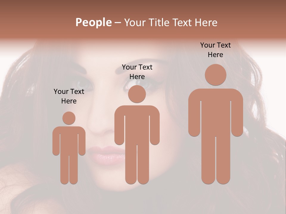 Allure Female Face PowerPoint Template