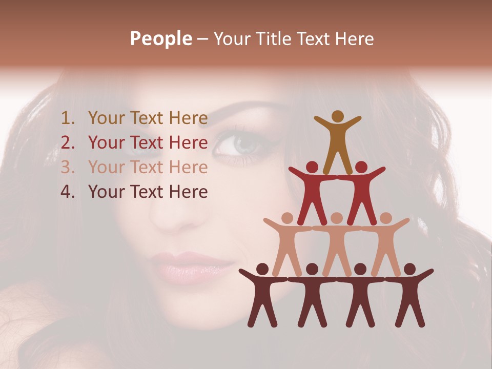Allure Female Face PowerPoint Template