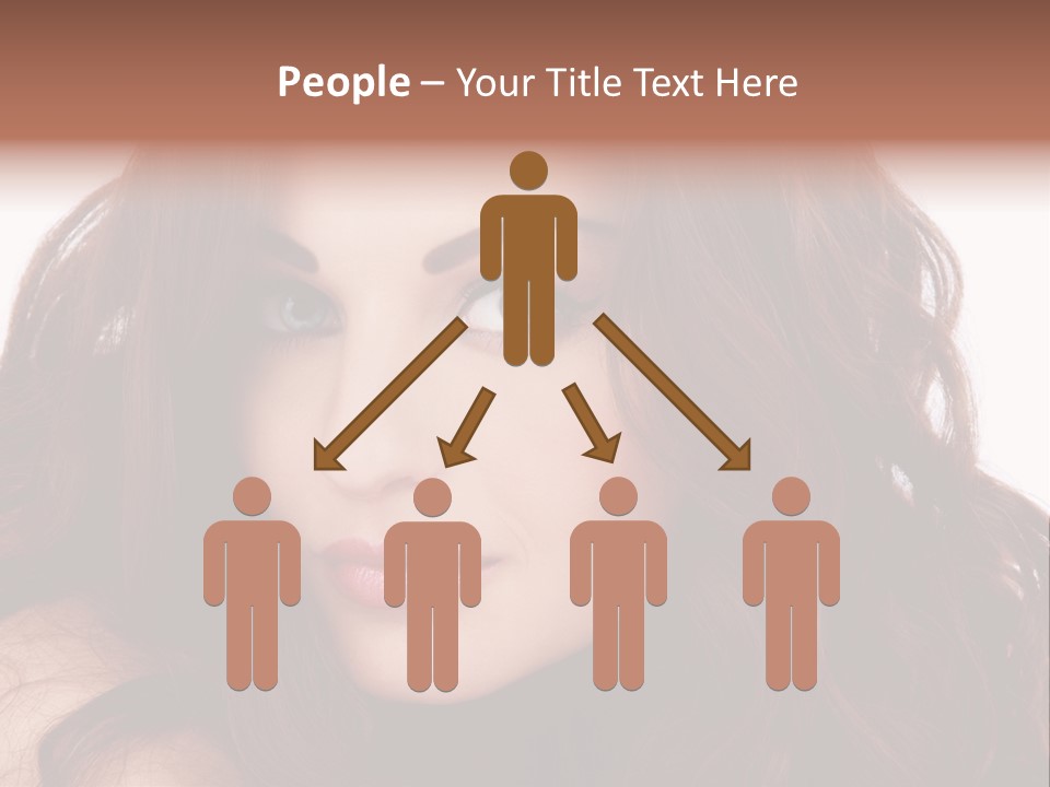 Allure Female Face PowerPoint Template