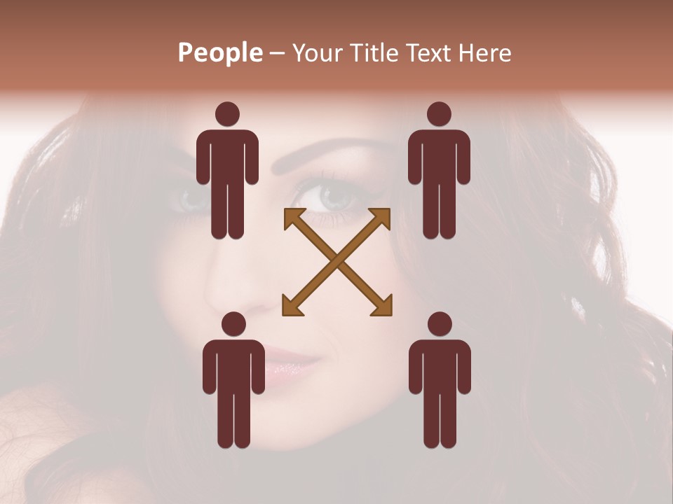 Allure Female Face PowerPoint Template