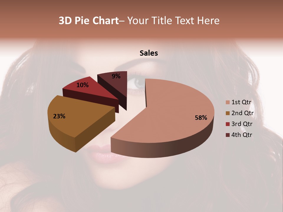 Allure Female Face PowerPoint Template
