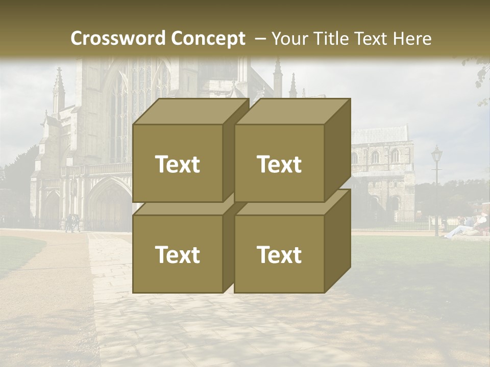Roof Winchester Cathedral PowerPoint Template