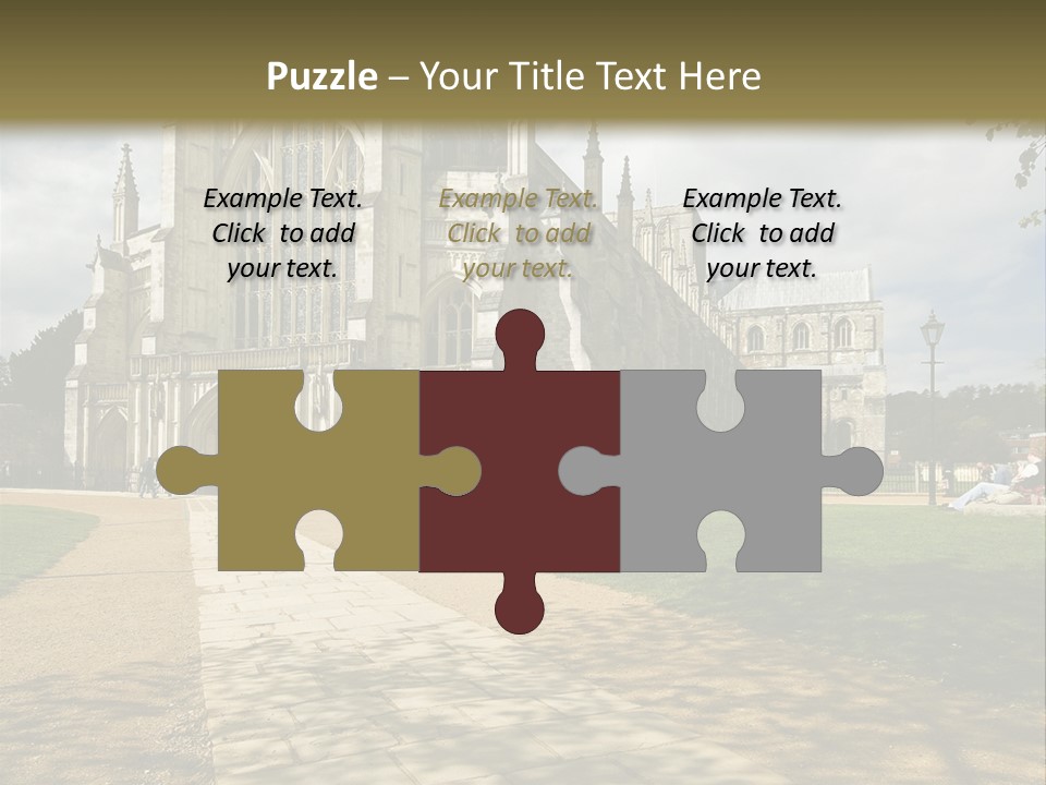 Roof Winchester Cathedral PowerPoint Template