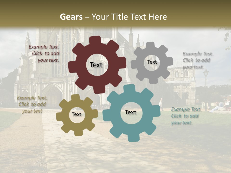 Roof Winchester Cathedral PowerPoint Template