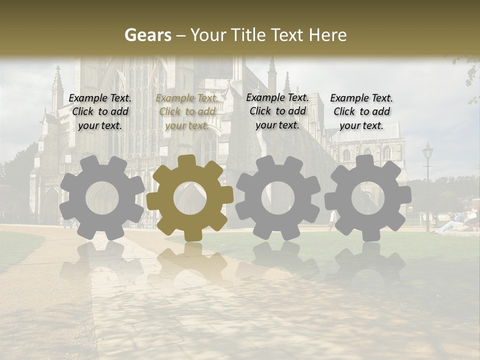 Roof Winchester Cathedral PowerPoint Template