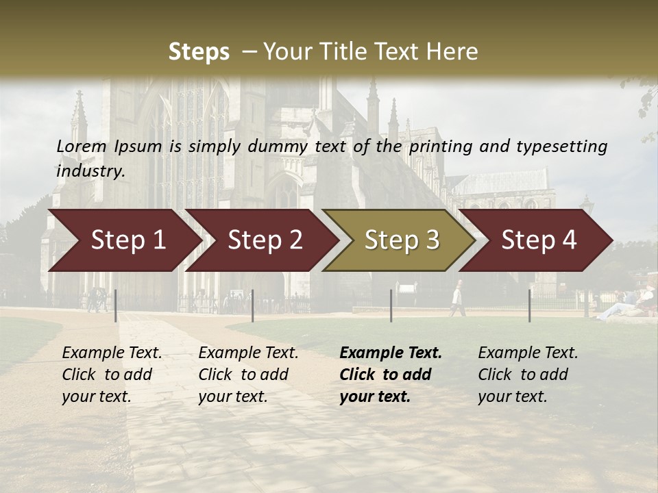 Roof Winchester Cathedral PowerPoint Template