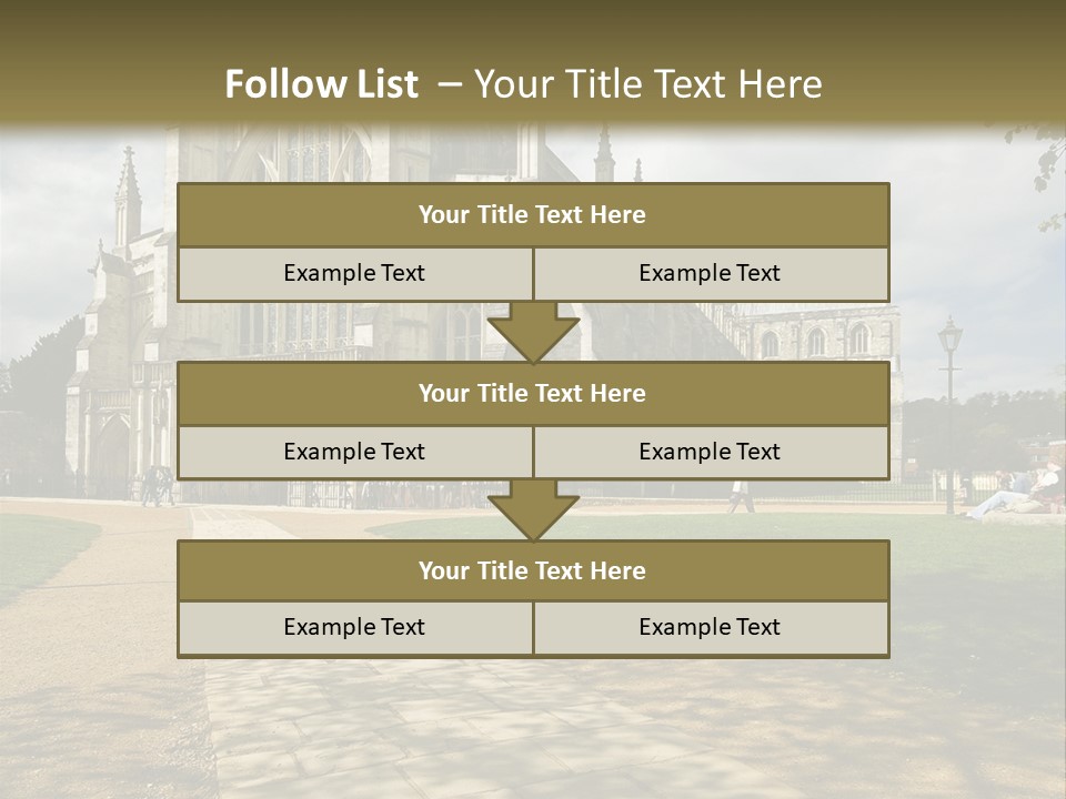 Roof Winchester Cathedral PowerPoint Template