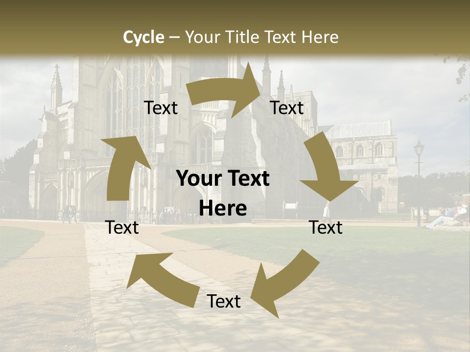 Roof Winchester Cathedral PowerPoint Template