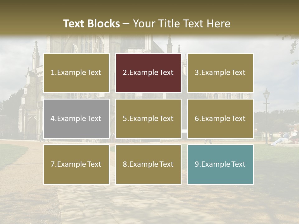 Roof Winchester Cathedral PowerPoint Template