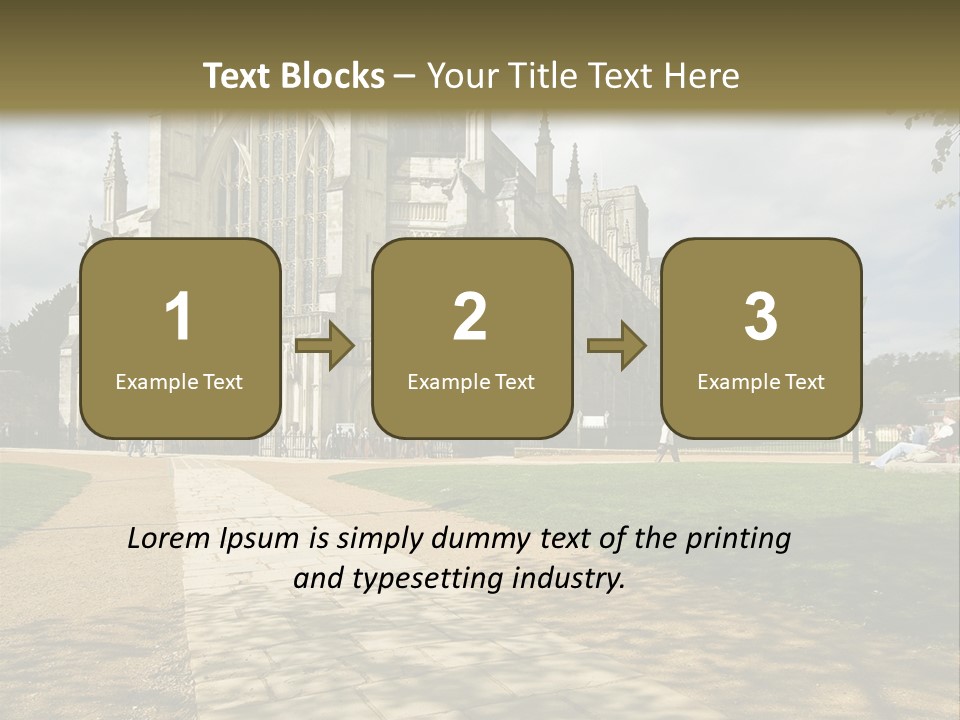Roof Winchester Cathedral PowerPoint Template