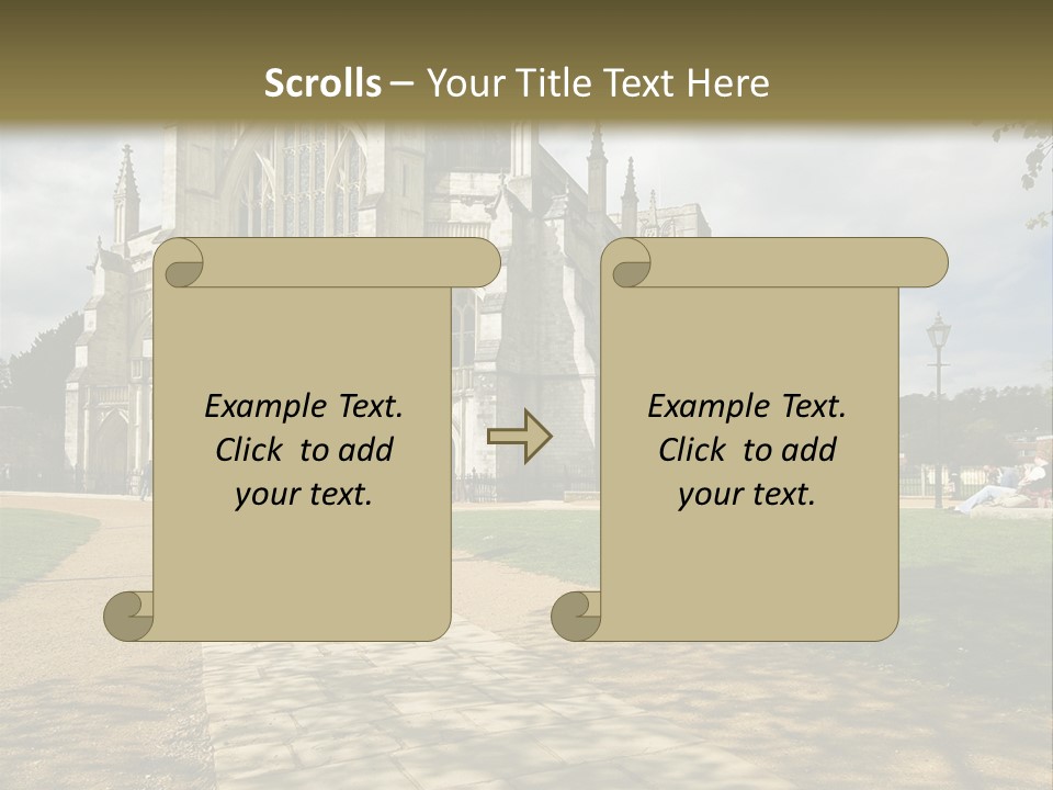 Roof Winchester Cathedral PowerPoint Template