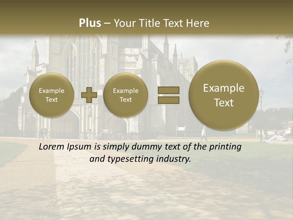 Roof Winchester Cathedral PowerPoint Template