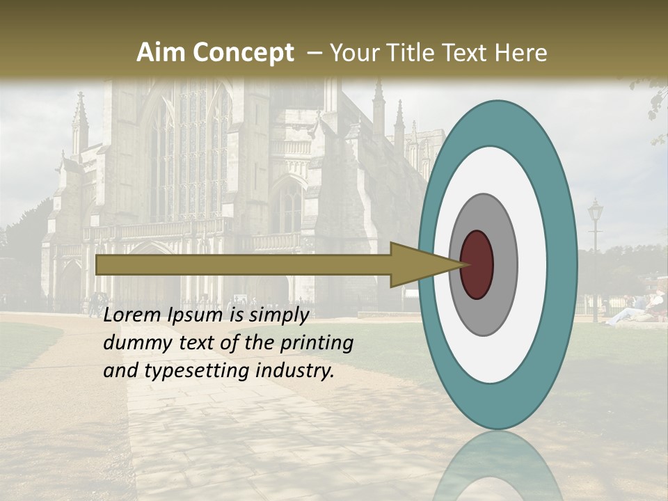 Roof Winchester Cathedral PowerPoint Template