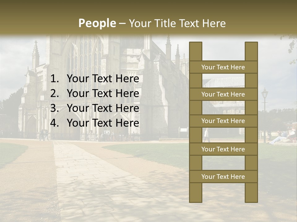 Roof Winchester Cathedral PowerPoint Template