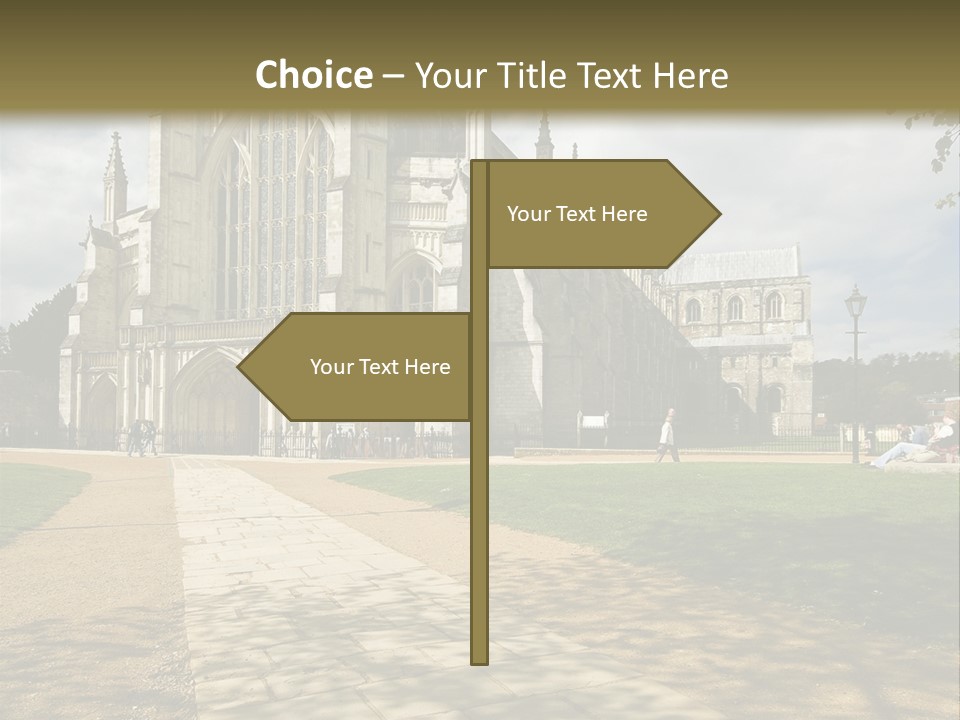 Roof Winchester Cathedral PowerPoint Template