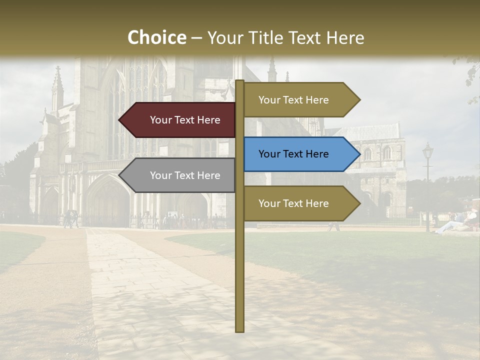 Roof Winchester Cathedral PowerPoint Template