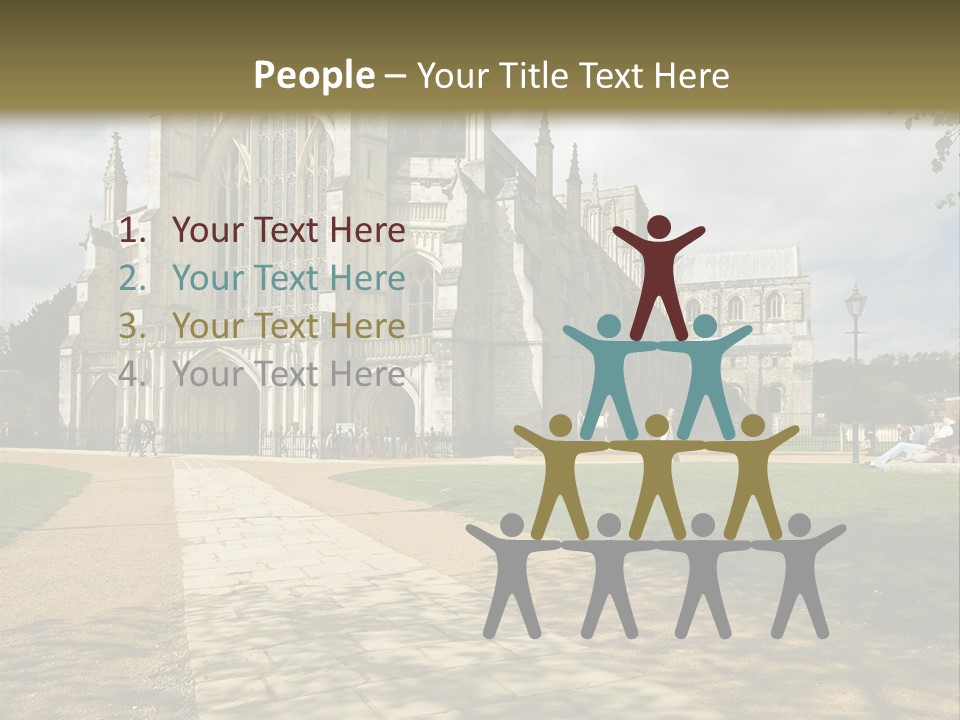 Roof Winchester Cathedral PowerPoint Template