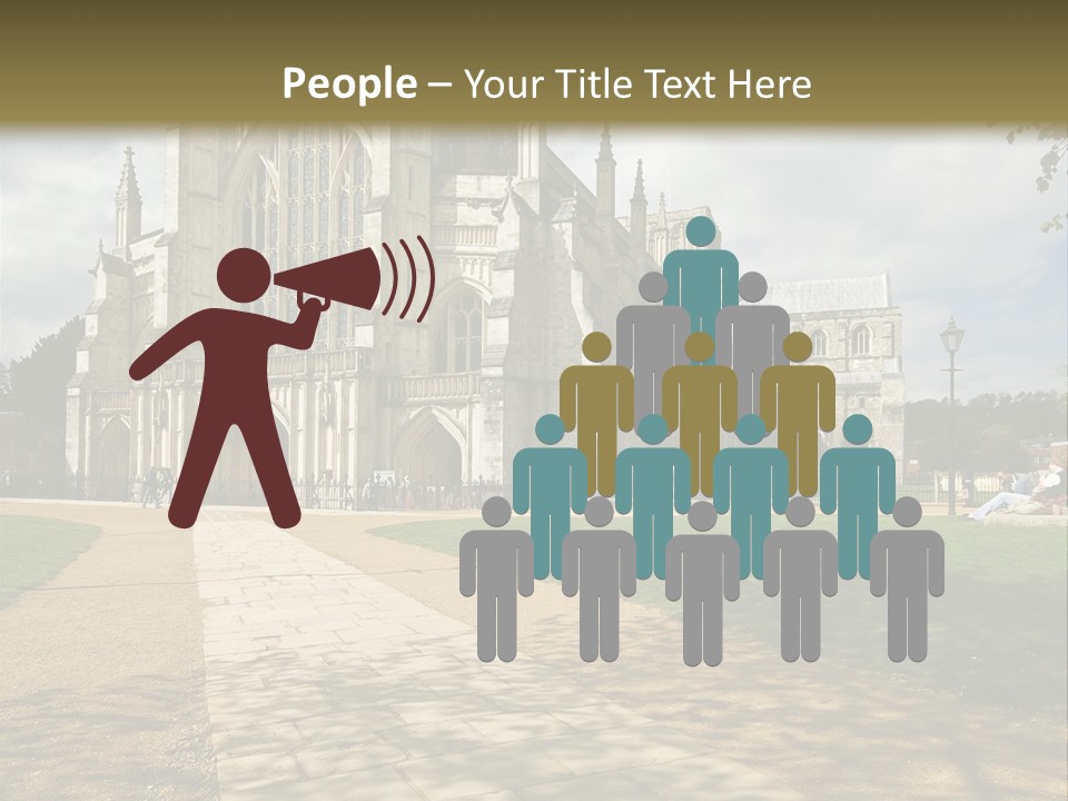Roof Winchester Cathedral PowerPoint Template