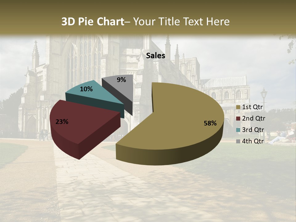 Roof Winchester Cathedral PowerPoint Template
