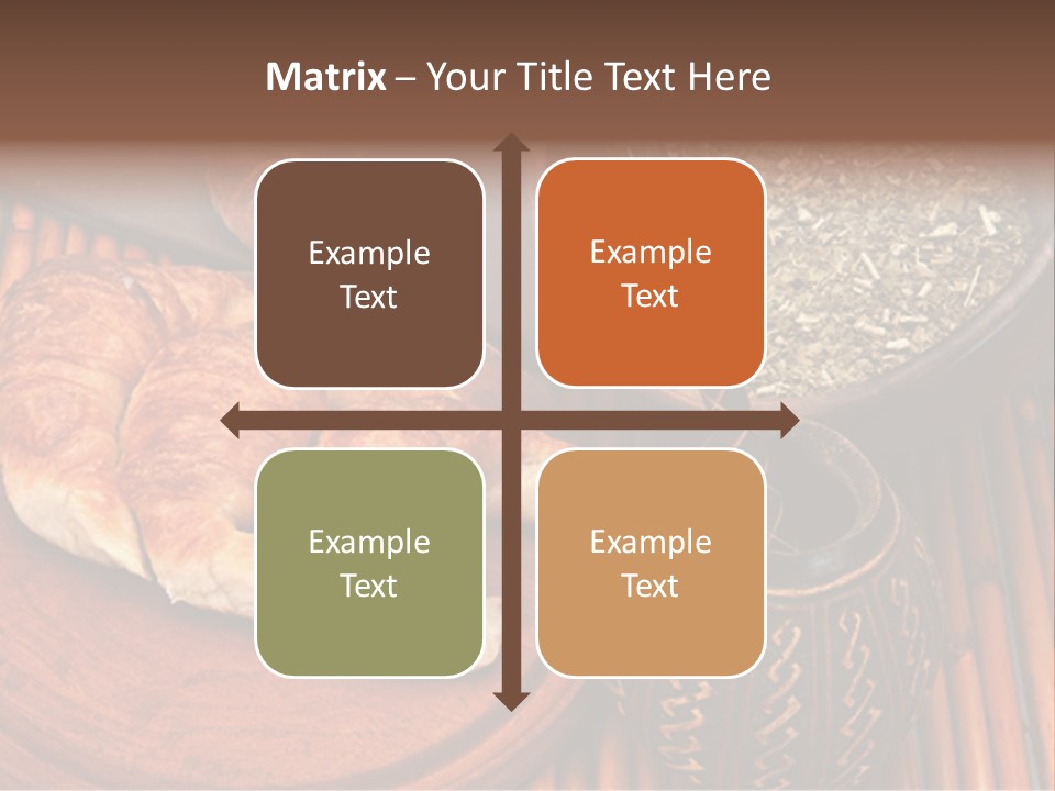 White Habit Crust PowerPoint Template