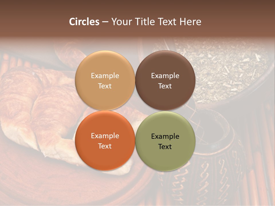 White Habit Crust PowerPoint Template