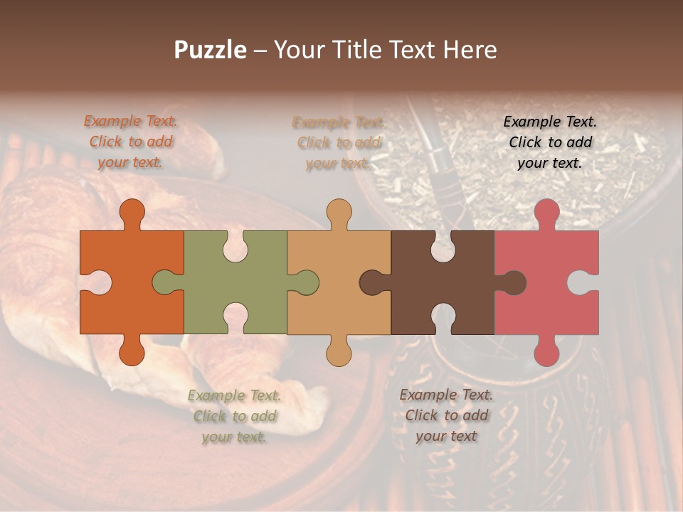 White Habit Crust PowerPoint Template