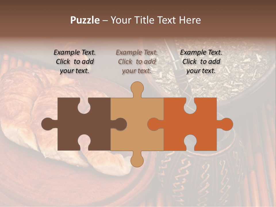 White Habit Crust PowerPoint Template