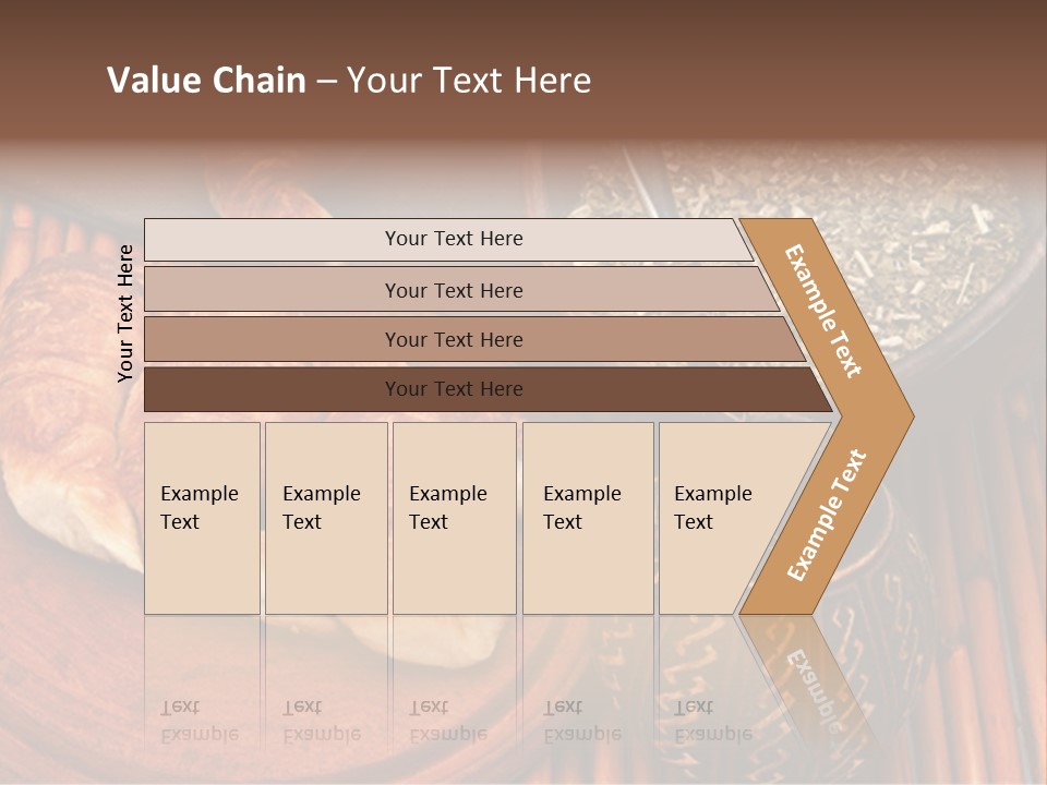 White Habit Crust PowerPoint Template