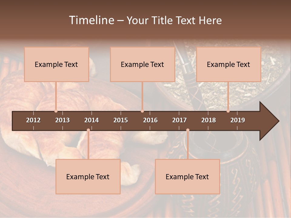 White Habit Crust PowerPoint Template