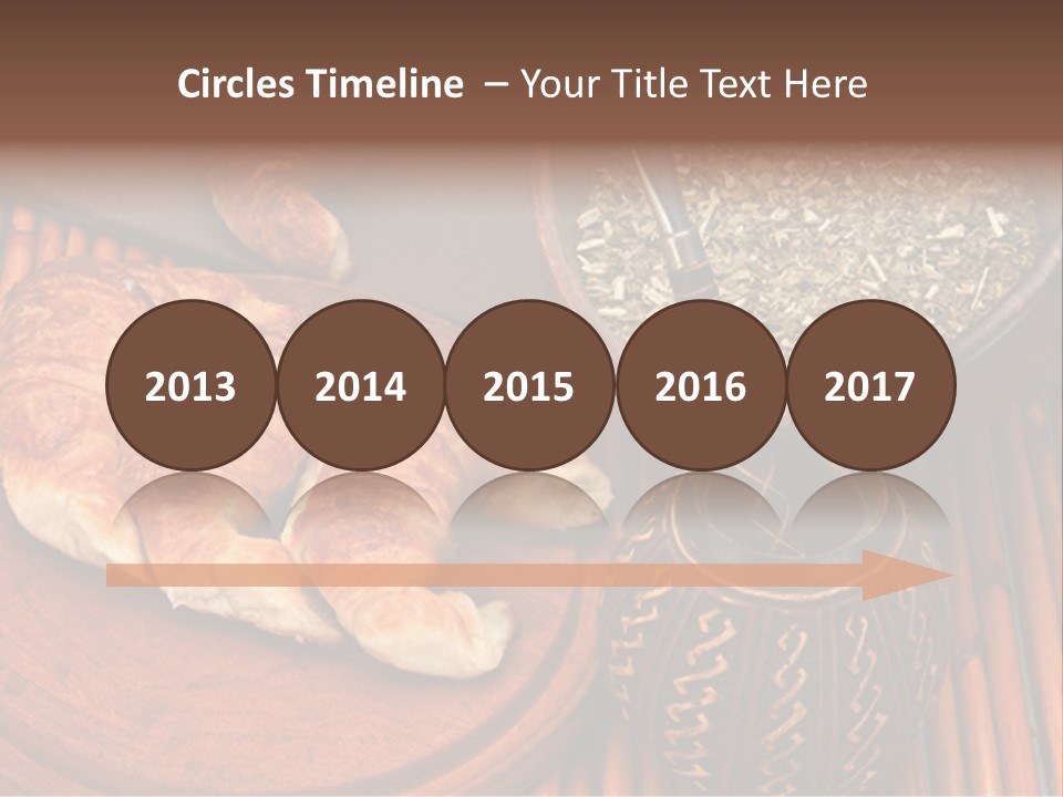 White Habit Crust PowerPoint Template